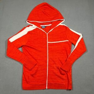 Elhoffer Star‎ Wars Galactic Rebel Zip Up Hoodie Sweater Mens Medium Orange USA